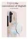 MIO MagSafe Samsung Galaxy S25 FE Hoesje Hard Shell Back Cover Gold Marble afbeelding 3