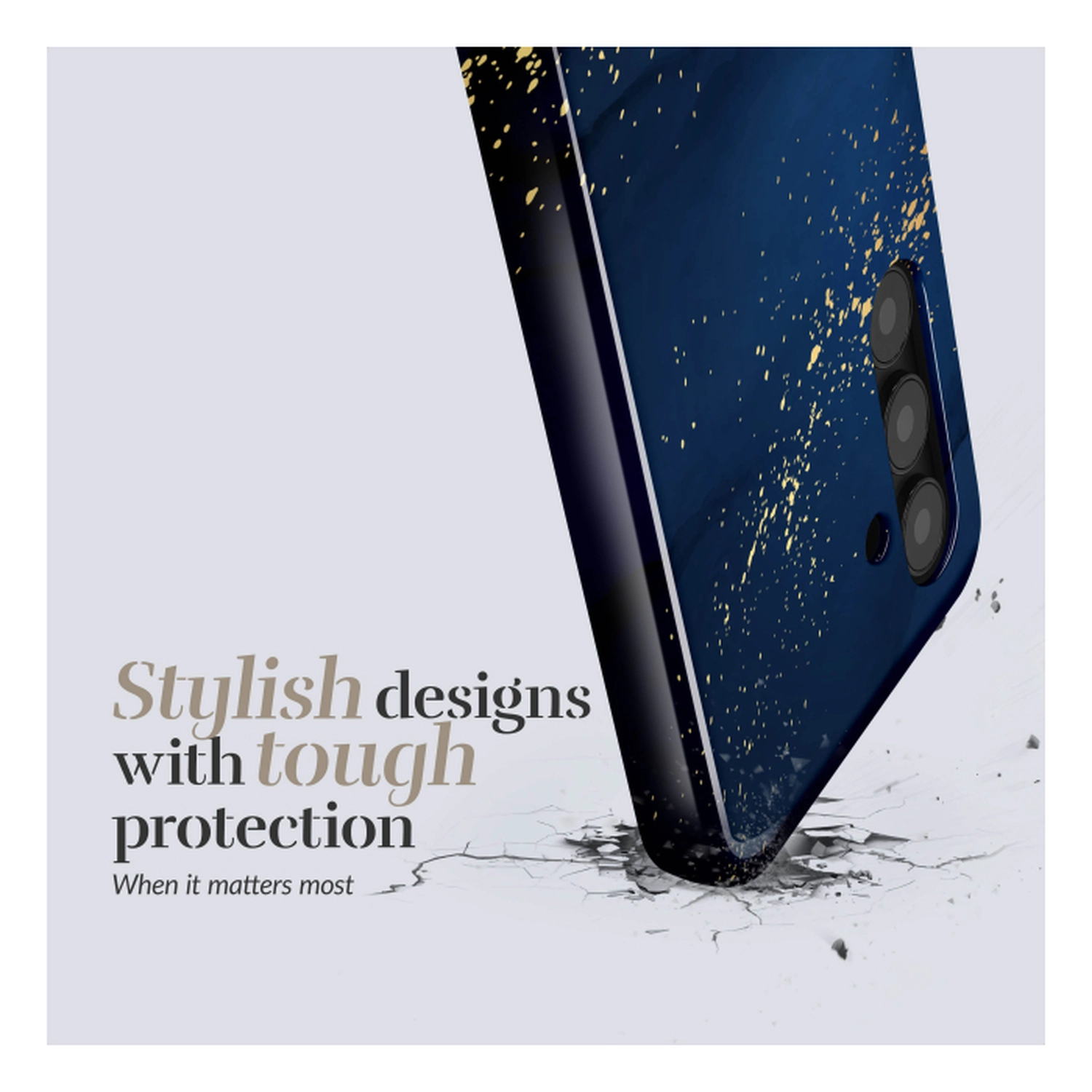 MIO MagSafe Samsung Galaxy S25 FE Hoesje Hard Shell Back Cover Midnight Sparkle afbeelding 4