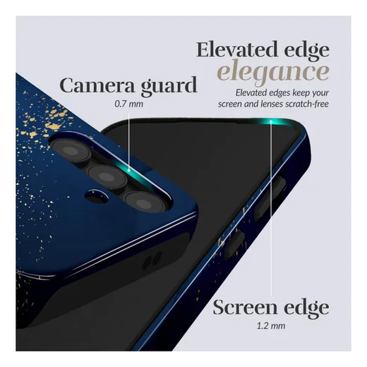 MIO MagSafe Samsung Galaxy S25 FE Hoesje Hard Shell Back Cover Midnight Sparkle afbeelding 6