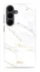 MIO MagSafe Samsung Galaxy S25 FE Hoesje Hard Shell Back Cover White Marble