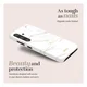 MIO MagSafe Samsung Galaxy S25 FE Hoesje Hard Shell Back Cover White Marble afbeelding 2