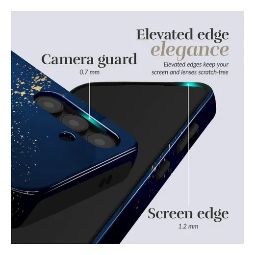 MIO MagSafe Samsung Galaxy A17 Hoesje Hard Shell Back Cover Midnight Sparkle afbeelding 6