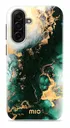 MIO MagSafe Samsung Galaxy A17 Hoesje Hard Shell Back Cover Green Marble