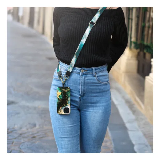 MIO MagSafe Samsung Galaxy A17 Hoesje Hard Shell Back Cover Green Marble afbeelding 9