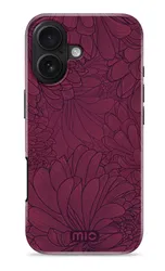 MIO MagSafe iPhone 17 Hoesje Hard Shell Back Cover Berry Blooms afbeelding