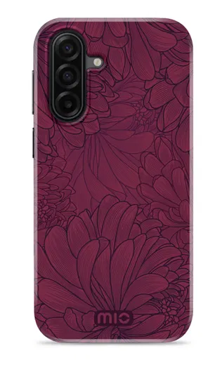 MIO MagSafe Samsung Galaxy A17 Hoesje Hard Shell Back Cover Berry Blooms afbeelding 1