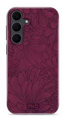 MIO MagSafe Samsung Galaxy S25 FE Hoesje Hard Shell Back Cover Berry Blooms afbeelding