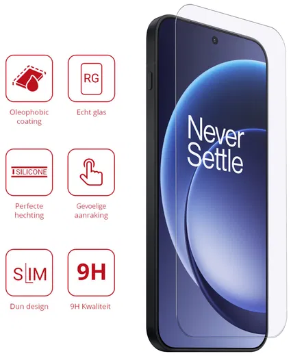 Rosso OnePlus 15 9H Tempered Glass Screen Protector afbeelding 2