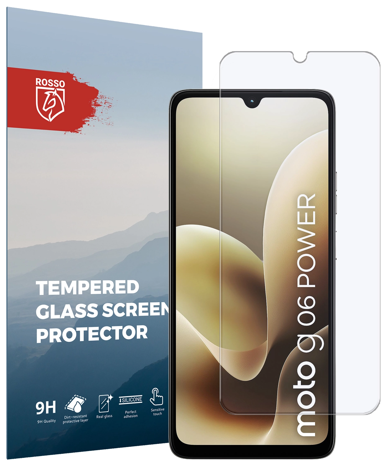 Rosso Motorola Moto G06 / G06 Power 9H Tempered Glass Screen Protector afbeelding 1