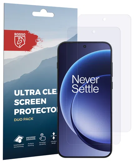 Rosso OnePlus 15 Screen Protector Case Friendly Folie Duo Pack afbeelding 1