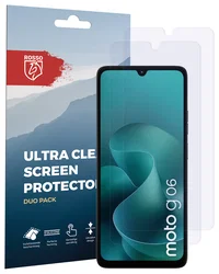 Rosso Motorola Moto G06/G06 Power Screen Protector Case Friendly Folie Duo Pack afbeelding