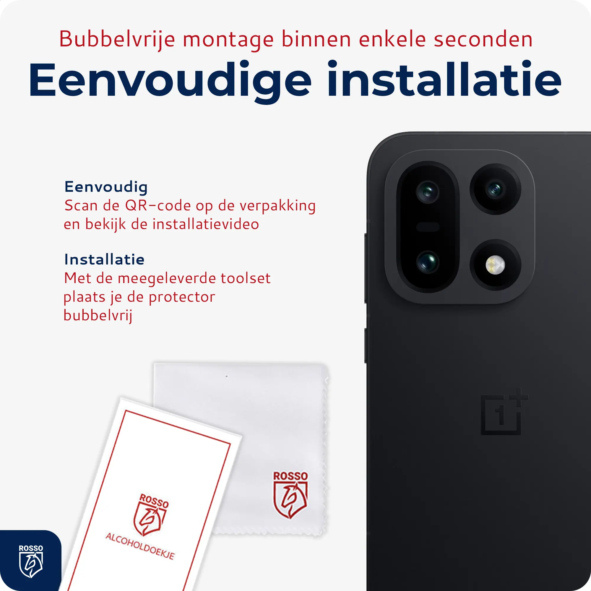 Rosso OnePlus 15 Camera Lens Protector Transparant afbeelding 6