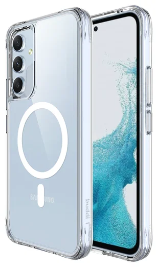 Buddi Core Samsung Galaxy A54 Hoesje MagSafe Back Cover Transparant afbeelding 1