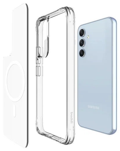 Buddi Core Samsung Galaxy A54 Hoesje MagSafe Back Cover Transparant afbeelding 10