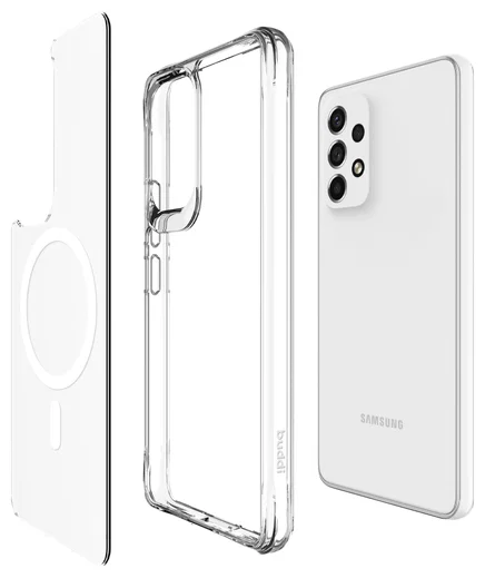 Buddi Core Samsung Galaxy A53 Hoesje MagSafe Back Cover Transparant afbeelding 10