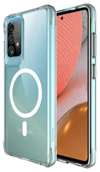 Buddi Core Samsung Galaxy A52 / A52S Hoesje MagSafe Back Cover Transparant afbeelding