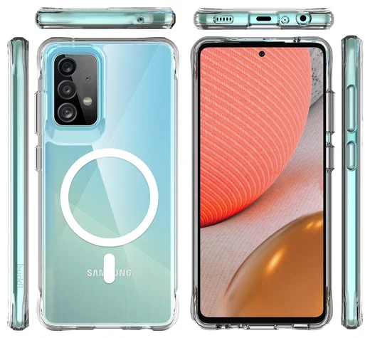 Buddi Core Samsung Galaxy A52 / A52S Hoesje MagSafe Back Cover Transparant afbeelding 9