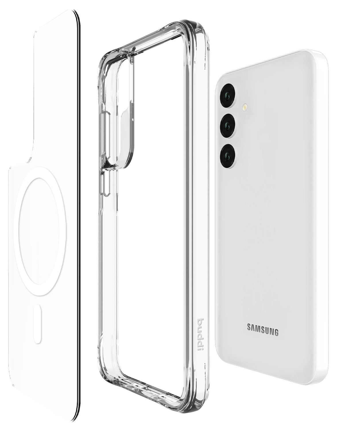 Buddi Core Samsung Galaxy A35 Hoesje MagSafe Back Cover Transparant afbeelding 10