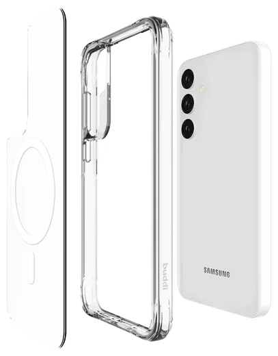 Buddi Core Samsung Galaxy A35 Hoesje MagSafe Back Cover Transparant afbeelding 10