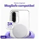 Buddi Core Samsung Galaxy A17 Hoesje MagSafe Back Cover Transparant afbeelding 3