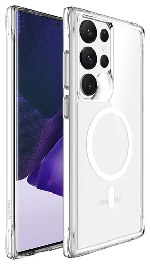 Buddi Core Samsung Galaxy S23 Ultra Hoesje MagSafe Back Cover Transparant afbeelding 8