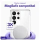 Buddi Core Samsung Galaxy S23 Ultra Hoesje MagSafe Back Cover Transparant afbeelding 3