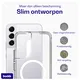 Buddi Core Samsung Galaxy S22 Hoesje MagSafe Back Cover Transparant afbeelding 6