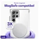 Buddi Core Samsung Galaxy S22 Ultra Hoesje MagSafe Back Cover Transparant afbeelding 3