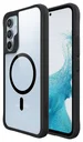 Buddi Hybrid Samsung Galaxy A54 Hoesje MagSafe Back Cover Transparant Zwart