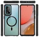 Buddi Hybrid Samsung Galaxy A52 / A52S Hoesje MagSafe Transparant Zwart afbeelding 9