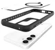 Buddi Hybrid Samsung Galaxy A35 Hoesje MagSafe Back Cover Transparant Zwart afbeelding 8