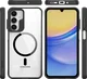 Buddi Hybrid Samsung Galaxy A17 Hoesje MagSafe Back Cover Transparant Zwart afbeelding 9
