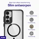 Buddi Hybrid Samsung Galaxy A17 Hoesje MagSafe Back Cover Transparant Zwart afbeelding 5