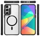 Buddi Hybrid Samsung Galaxy S23 Hoesje MagSafe Back Cover Transparant Zwart afbeelding 10