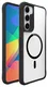Buddi Hybrid Samsung Galaxy S23 Hoesje MagSafe Back Cover Transparant Zwart afbeelding 9