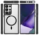 Buddi Hybrid Samsung Galaxy S23 Ultra Hoesje MagSafe Transparant Zwart afbeelding 9