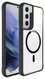 Buddi Hybrid Samsung Galaxy S22 Plus Hoesje MagSafe Back Cover Transparant Zwart afbeelding 8