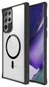 Buddi Hybrid Samsung Galaxy S22 Ultra Hoesje MagSafe Transparant Zwart