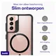 Buddi Hybrid Samsung Galaxy S21 Hoesje MagSafe Back Cover Transparant Zwart afbeelding 6
