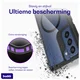 Buddi Hybrid Samsung Galaxy S21 FE Hoesje MagSafe Back Cover Transparant Zwart afbeelding 2
