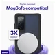 Buddi Hybrid Samsung Galaxy S20 FE Hoesje MagSafe Back Cover Transparant Zwart afbeelding 3