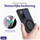 Buddi Hybrid Samsung Galaxy S20 FE Hoesje MagSafe Back Cover Transparant Zwart afbeelding 4