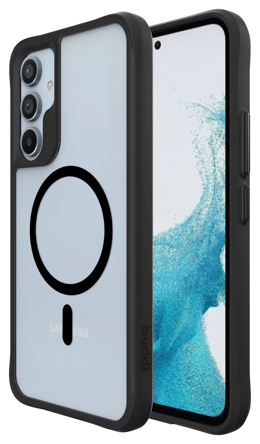 Buddi Hybrid Samsung Galaxy A54 Hoesje MagSafe Back Cover Matte Zwart afbeelding 1