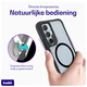 Buddi Hybrid Samsung Galaxy A54 Hoesje MagSafe Back Cover Matte Zwart afbeelding 5