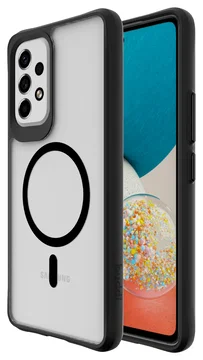 Buddi Hybrid Samsung Galaxy A53 Hoesje MagSafe Back Cover Matte Zwart