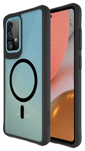 Buddi Hybrid Samsung Galaxy A52 / A52s Hoesje MagSafe Back Cover Matte Zwart afbeelding 1