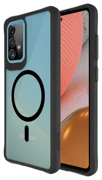 Buddi Hybrid Samsung Galaxy A52 / A52s Hoesje MagSafe Back Cover Matte Zwart
