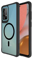 Buddi Hybrid Samsung Galaxy A52 / A52s Hoesje MagSafe Back Cover Matte Zwart afbeelding