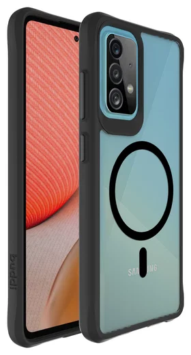 Buddi Hybrid Samsung Galaxy A52 / A52s Hoesje MagSafe Back Cover Matte Zwart afbeelding 8