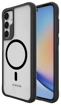 Buddi Hybrid Samsung Galaxy A35 Hoesje MagSafe Back Cover Matte Zwart